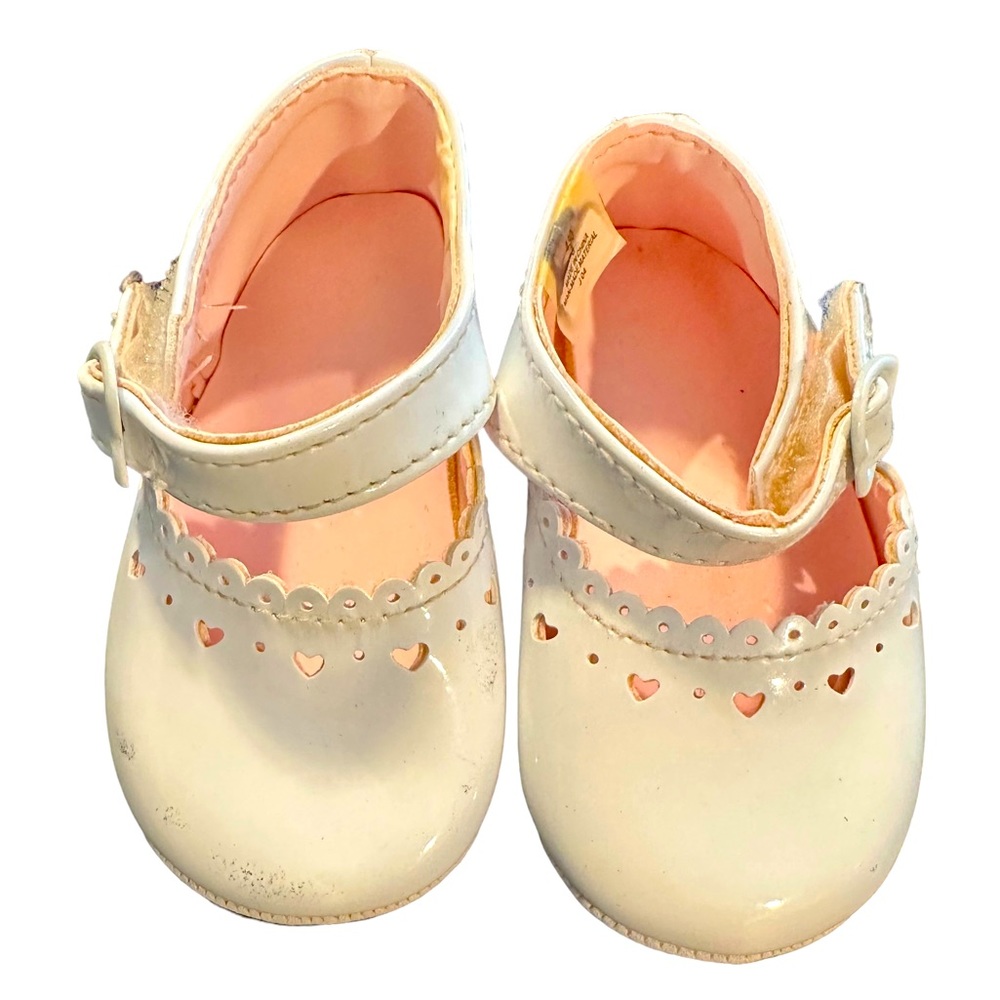 Adorable White Infant Dress Mary Jane Shoes (bundle for more savings)